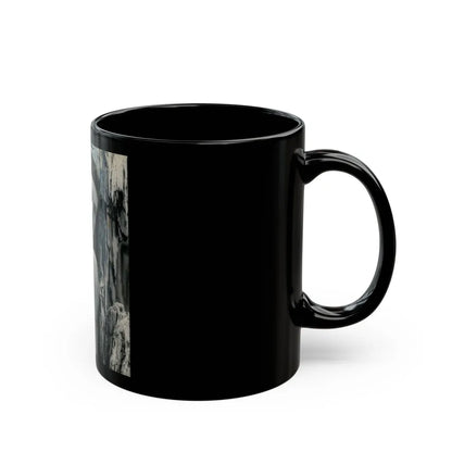 Cathy Downs #23 (Vintage Female Icon) Black Coffee Mug-Go Mug Yourself