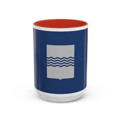 Flag of Basilicata Italy - Accent Coffee Mug-15oz-Red-Go Mug Yourself