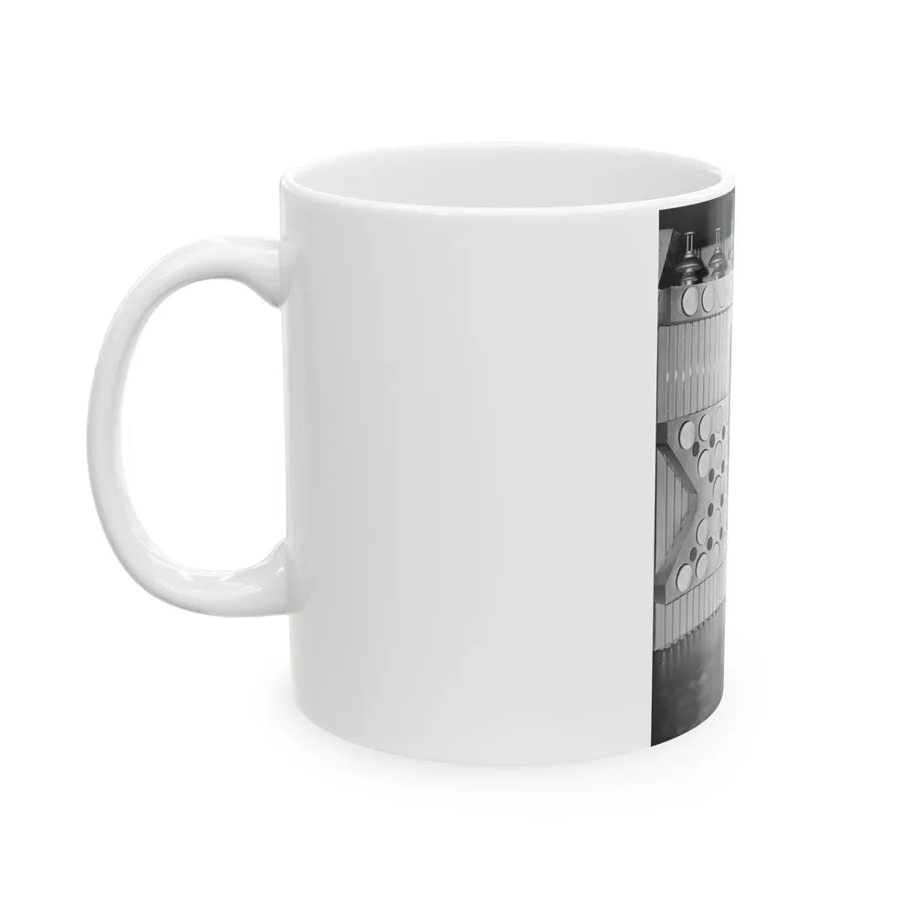 Gila Golan #90 - Our Man Flint '66 B&W Cheesecake Promo Photo (Vintage Female Icon) White Coffee Mug-Go Mug Yourself