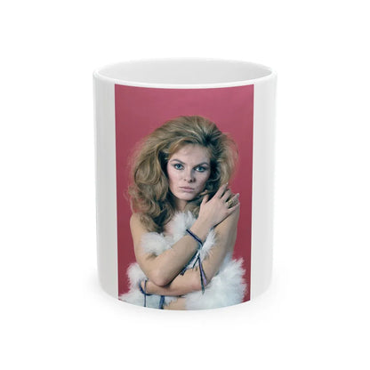 Julie Ege #130 (Vintage Female Icon) White Coffee Mug-11oz-Go Mug Yourself