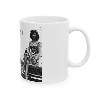 Jennifer Jayne #13 (Vintage Female Icon) White Coffee Mug-Go Mug Yourself