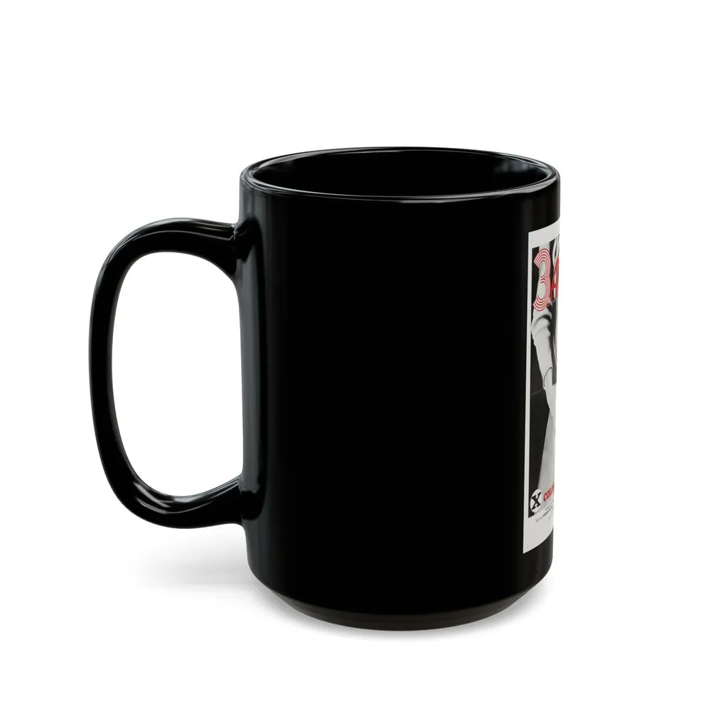 3AM 1975 Movie Poster - Black Coffee Mug-Go Mug Yourself