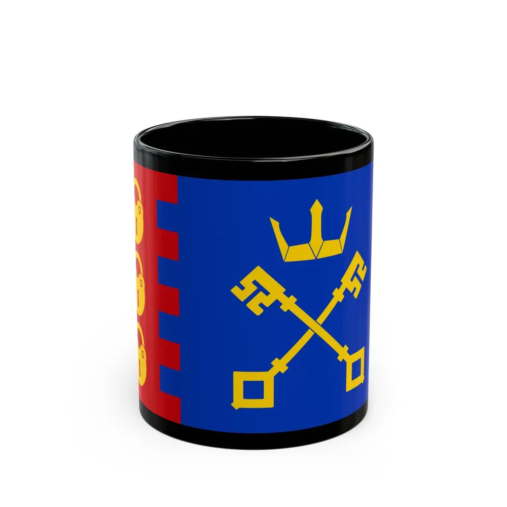 Flag of Willenhall UK - Black Coffee Mug-11oz-Go Mug Yourself