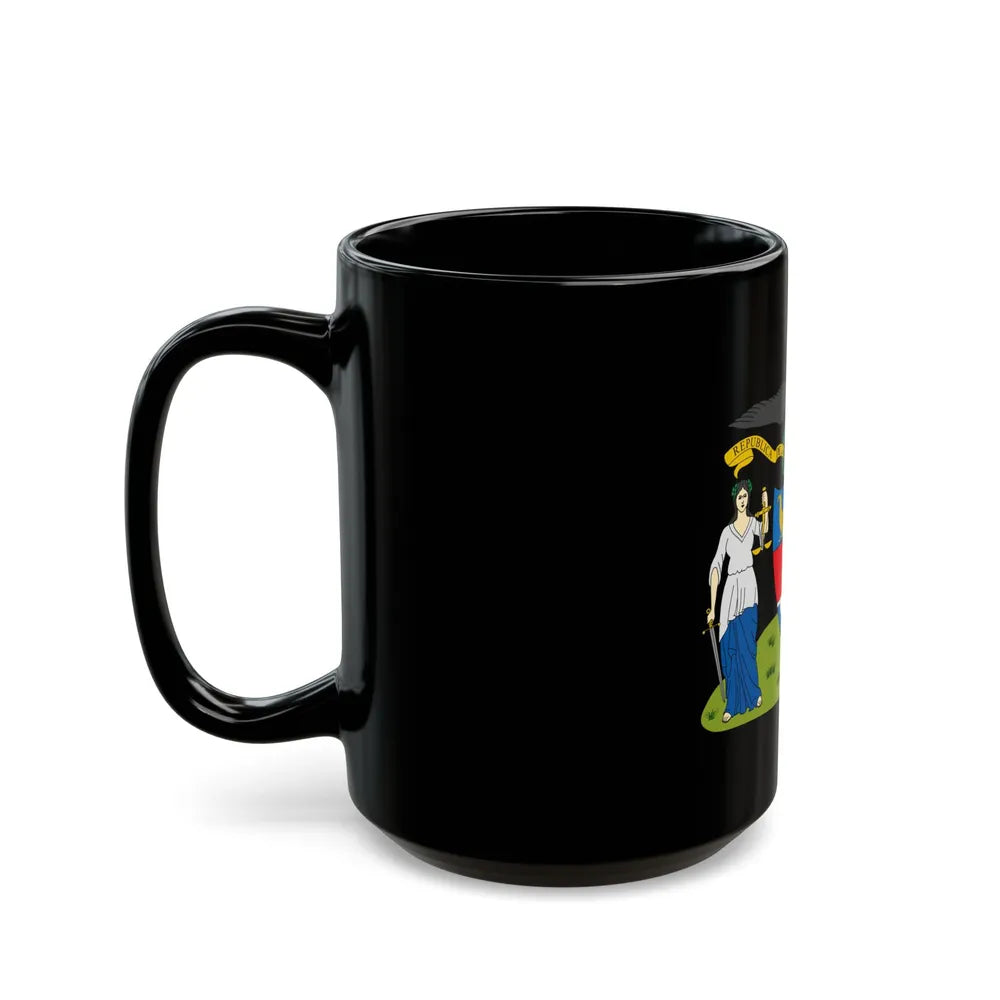 Coat of arms of New Granada (proposal) - Black Coffee Mug-Go Mug Yourself