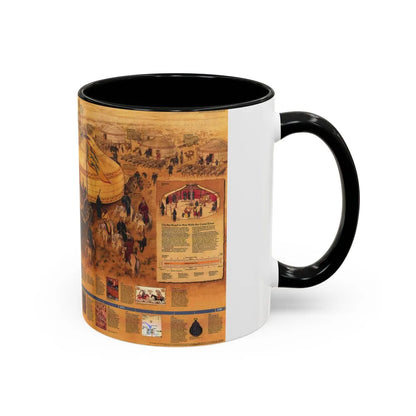 Mongols, The (1996) (Map) Accent Coffee Mug-Go Mug Yourself