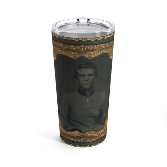 Unidentified Soldier In Confederate Uniform (U.S. Civil War) Tumbler 20oz-20oz-Go Mug Yourself