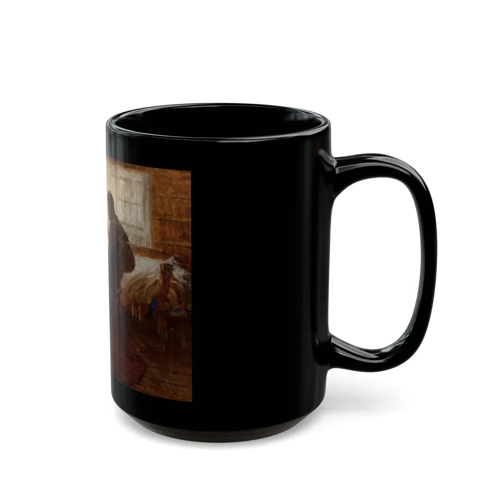 Doting Family, 1905 - Black Coffee Mug-Go Mug Yourself