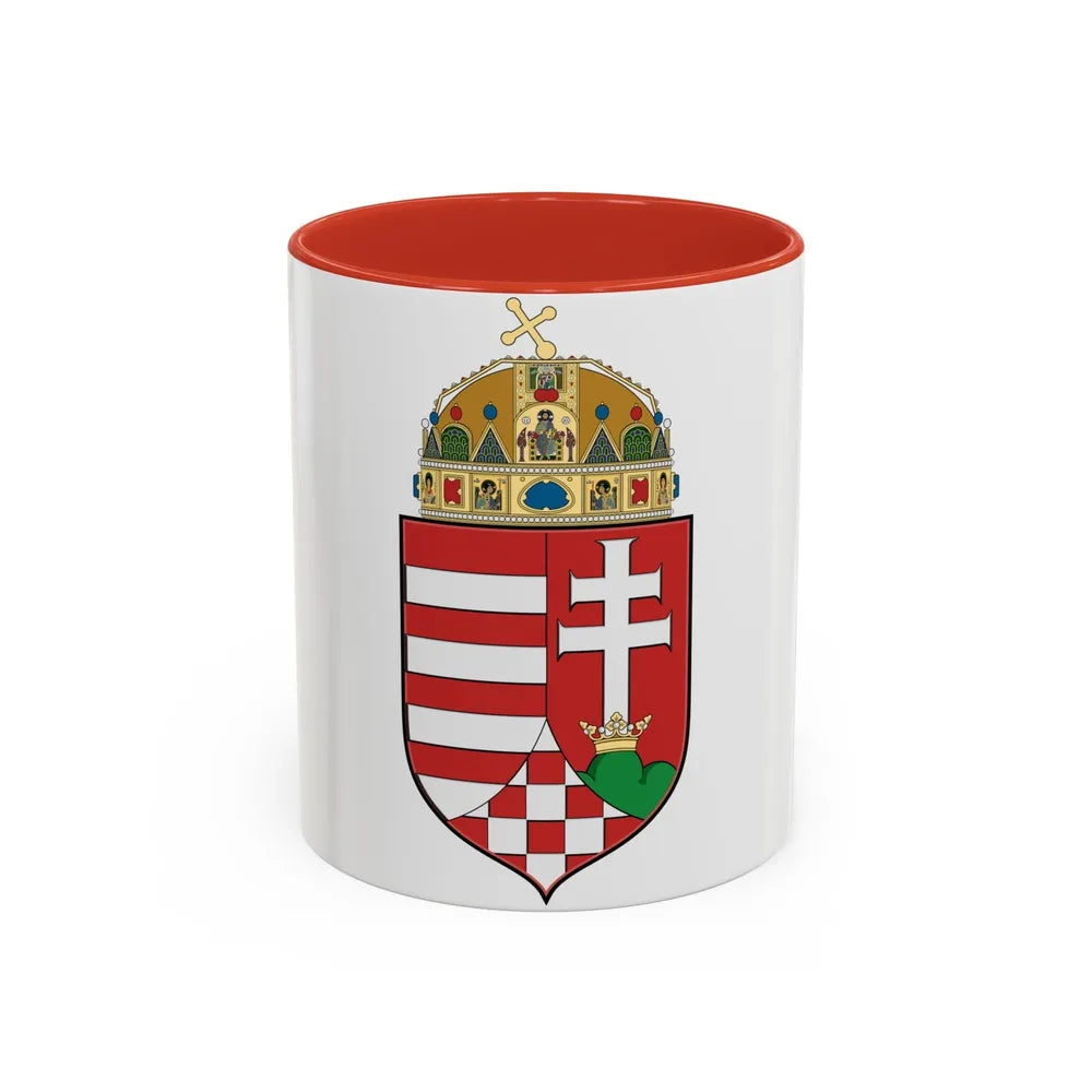 Hungary Country History (1916) - Accent Coffee Mug-11oz-Red-Go Mug Yourself