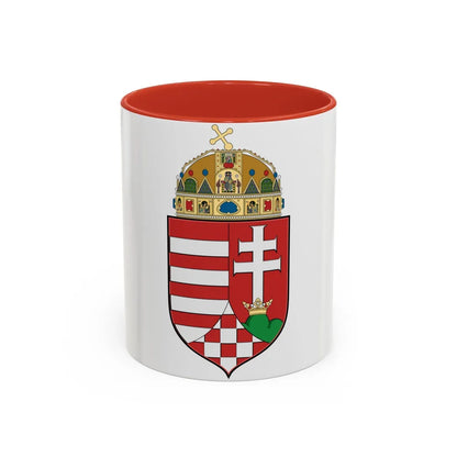 Hungary Country History (1916) - Accent Coffee Mug-11oz-Red-Go Mug Yourself