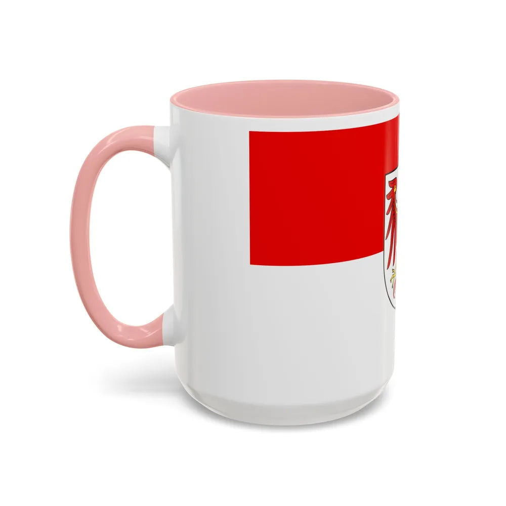 Flag of Brandenburg Germany - Accent Coffee Mug-Go Mug Yourself