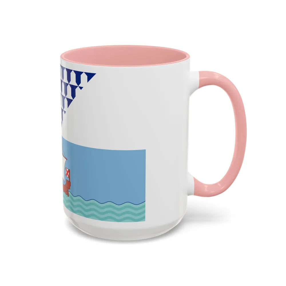 Flag of Belfast Ireland - Accent Coffee Mug-Go Mug Yourself