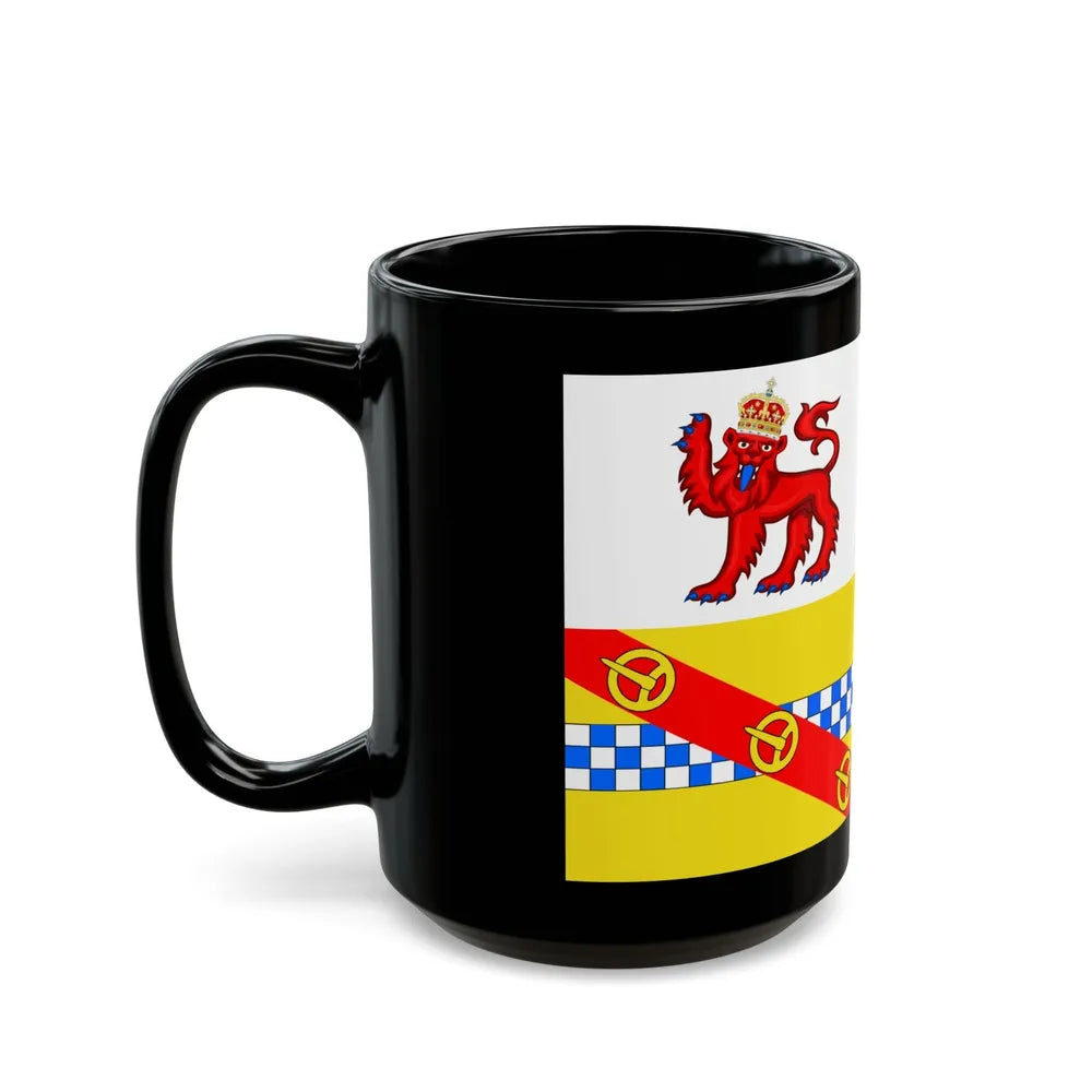 Flag of Angus UK - Black Coffee Mug-Go Mug Yourself