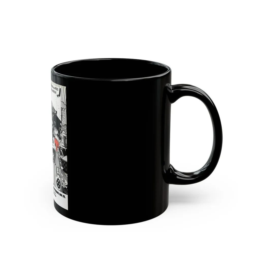 Steve Winwood 1971 (Music Poster) Black Coffee Mug-Go Mug Yourself