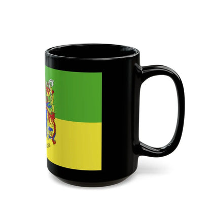 Flag of Somogy County Hungary - Black Coffee Mug-Go Mug Yourself