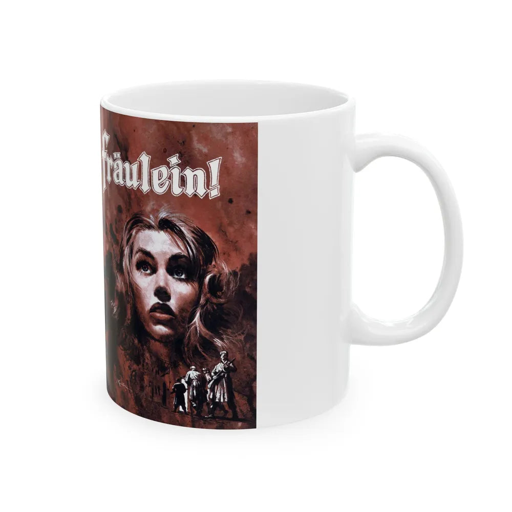 Fraulein!, Male magazine, September 1956 - White Coffee Mug-Go Mug Yourself