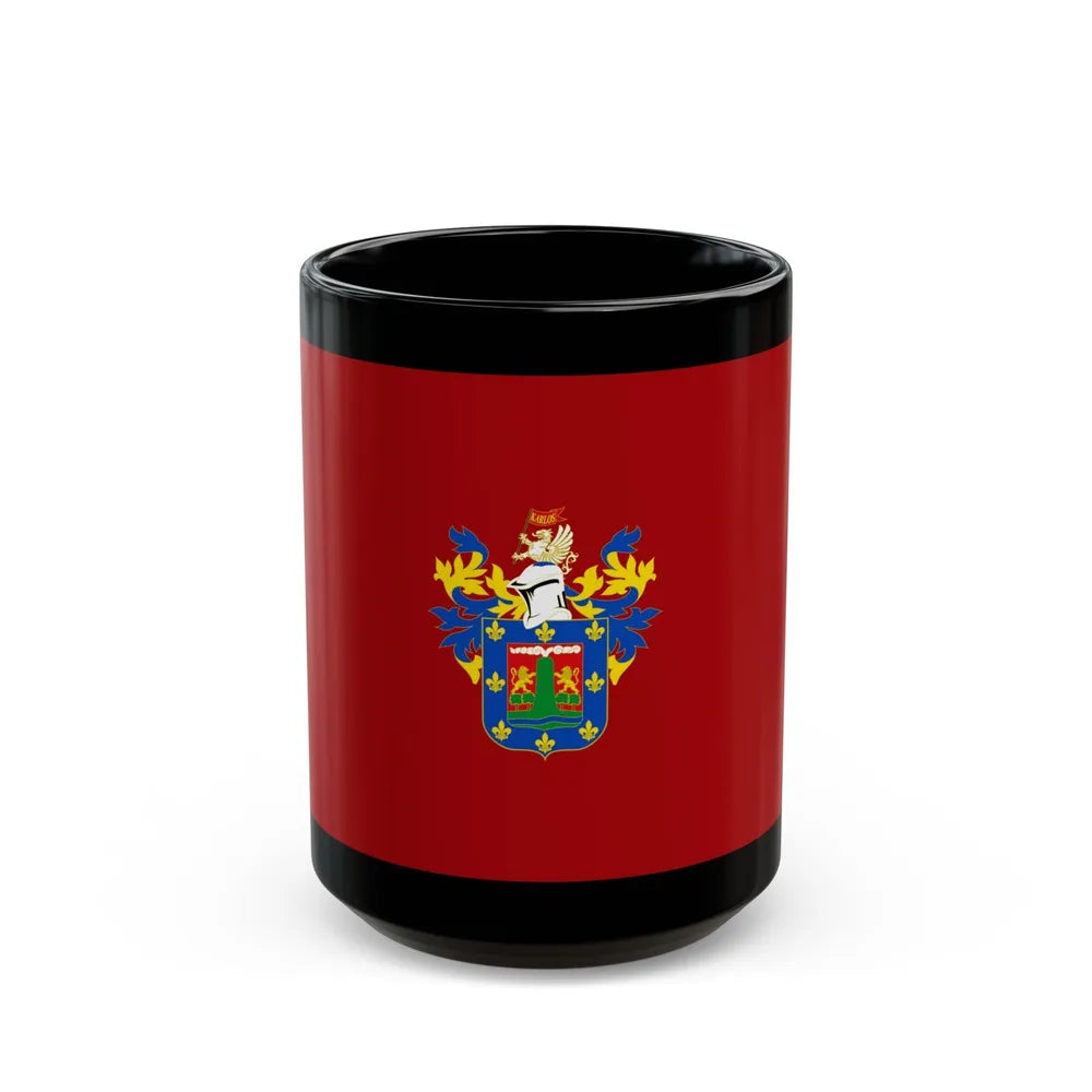 Flag of Arequipa capital of the Arequipa Region Peru - Black Coffee Mug-15oz-Go Mug Yourself