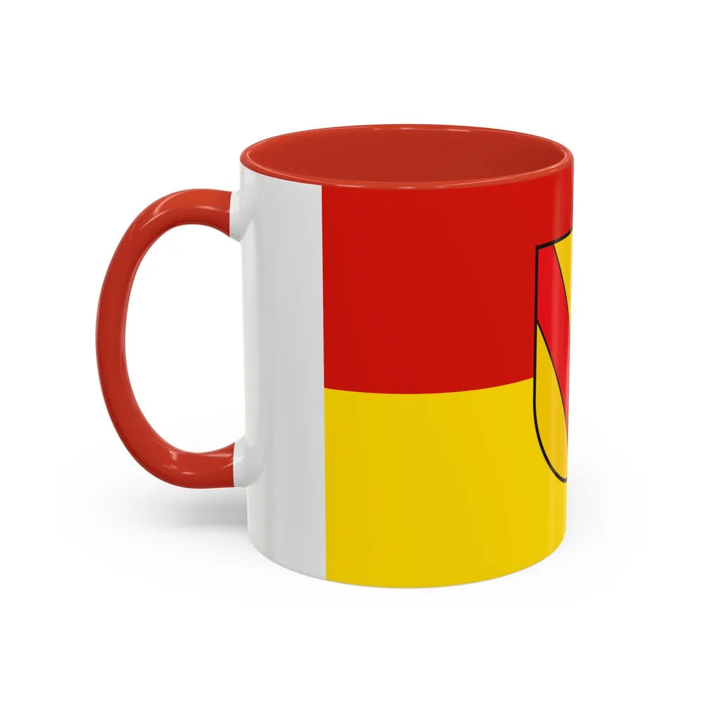 Flag of Emmendingen Germany - Accent Coffee Mug-Go Mug Yourself