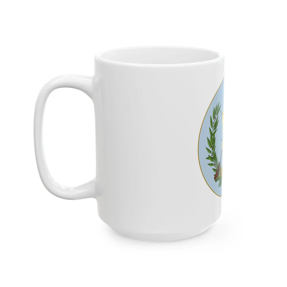 Coat of arms of Guatemala 2 - White Coffee Mug-Go Mug Yourself