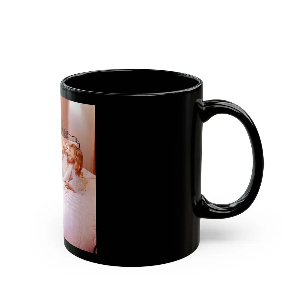 Eve Meyer #36 (Vintage Female Icon) Black Coffee Mug-Go Mug Yourself