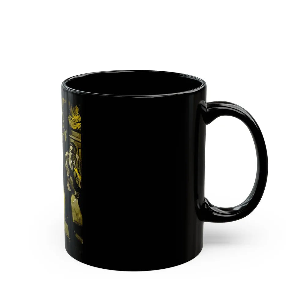 Bright Danger (1), Liberty magazine, September 18, 1937 - Black Coffee Mug-Go Mug Yourself