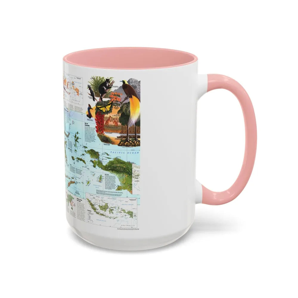 Indonesia 2 (1996) (Map) Accent Coffee Mug-Go Mug Yourself