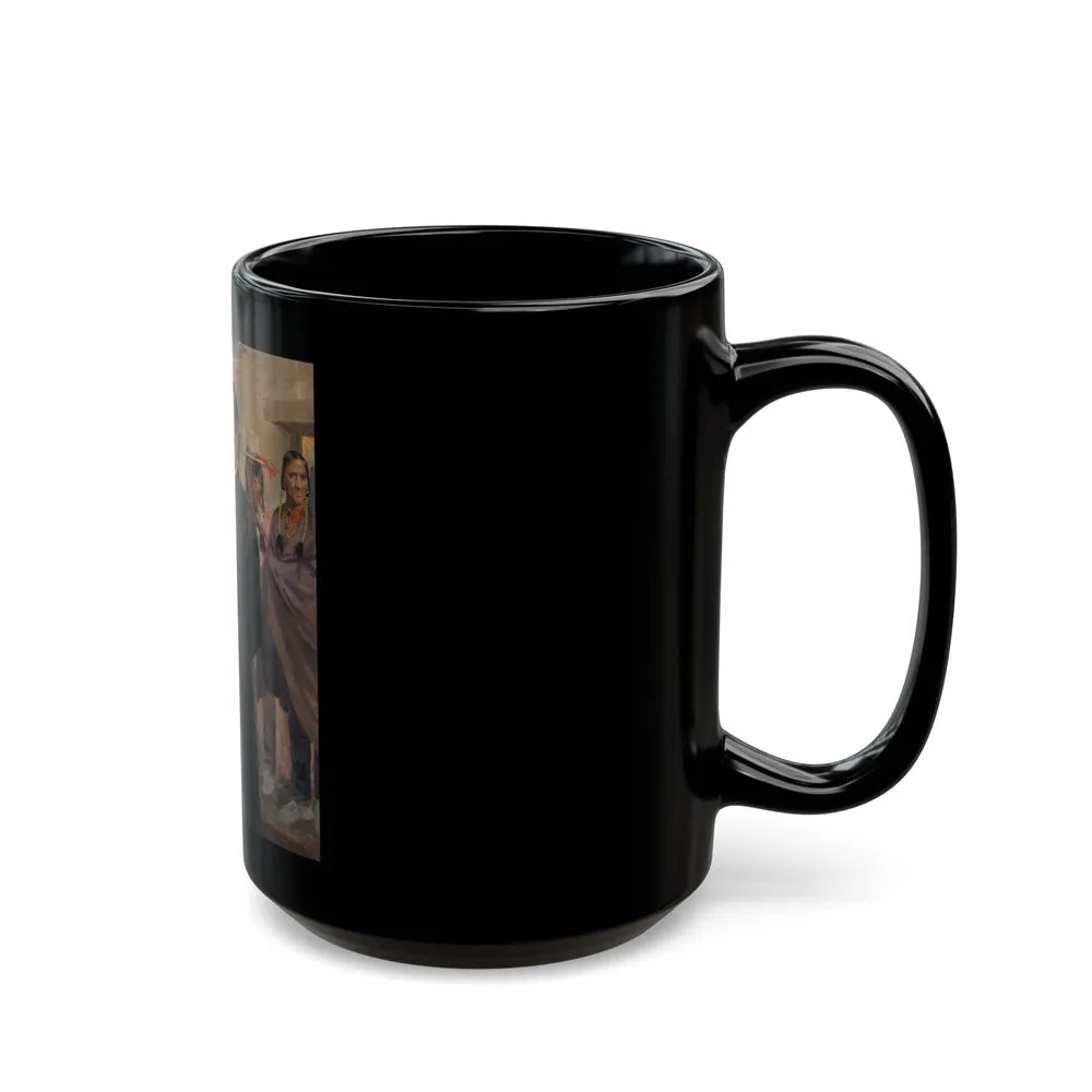 Father Lopez - Black Coffee Mug-Go Mug Yourself