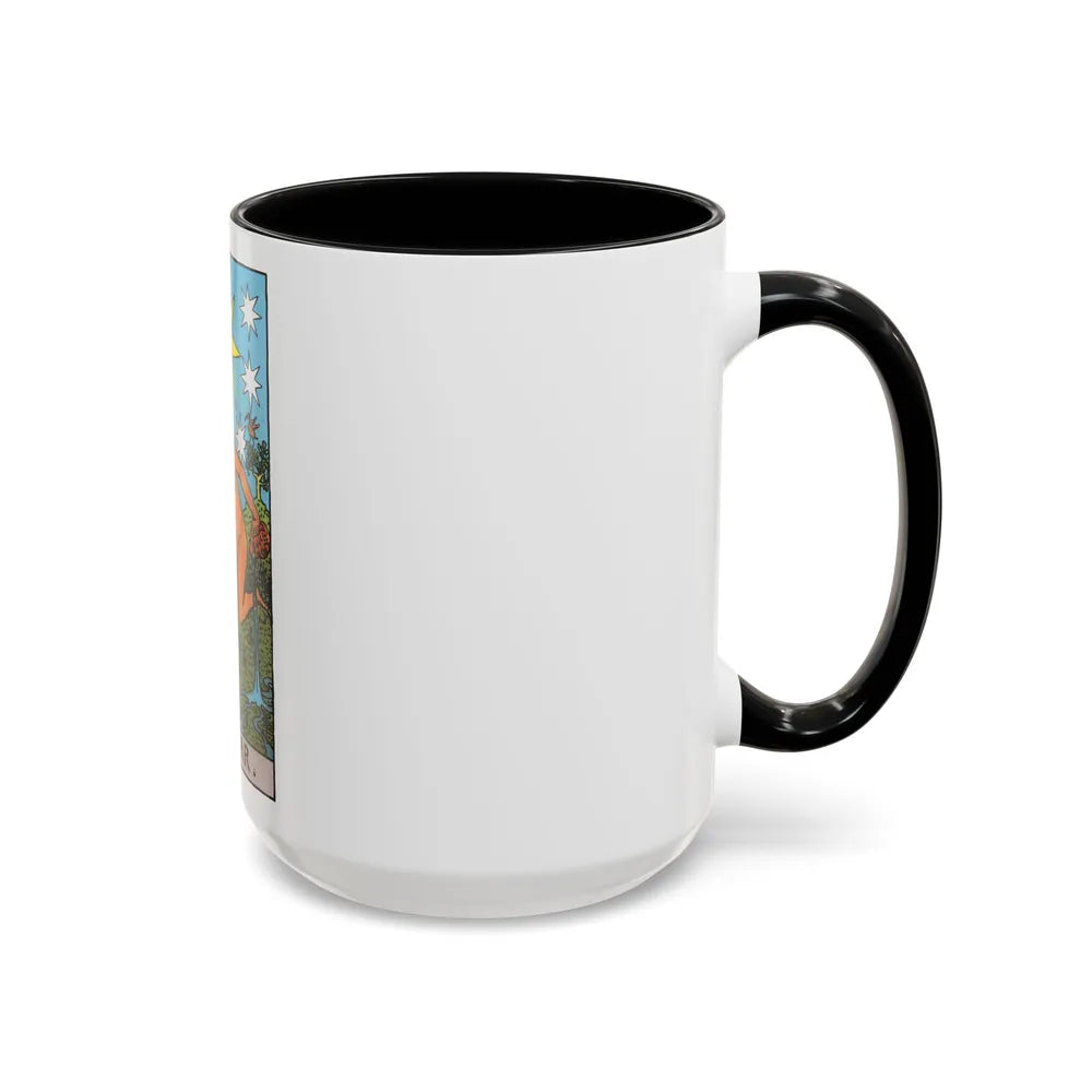 The Star (Tarot Card) Accent Coffee Mug-Go Mug Yourself