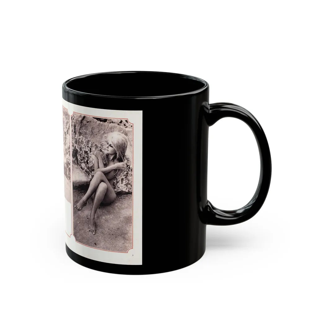 Pamela Tiffin #189 - Mag. Page (Vintage Female Icon) Black Coffee Mug-Go Mug Yourself