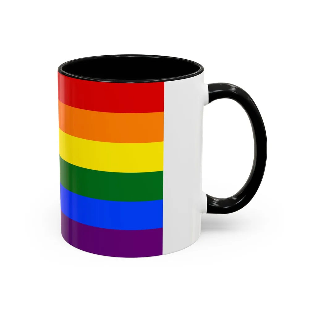 Gay Pride Pride Flag - Accent Coffee Mug-Go Mug Yourself