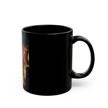 Ola Ray #108 (Vintage Female Icon) Black Coffee Mug-Go Mug Yourself