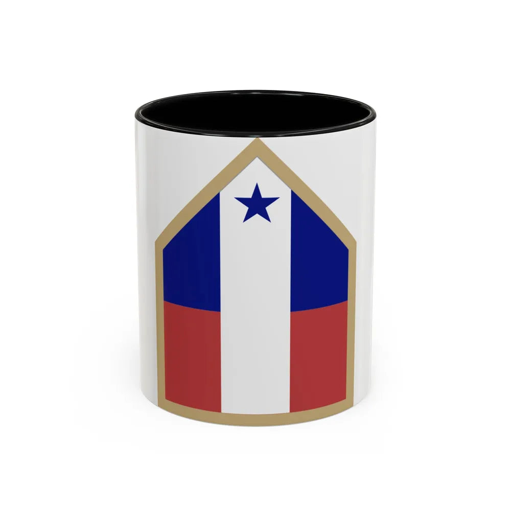 Northwest Service Command (U.S. Army) Accent Coffee Mug-11oz-Black-Go Mug Yourself