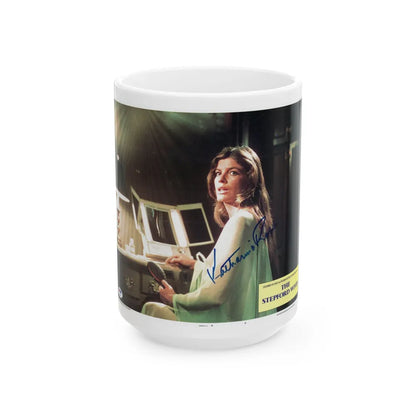 Katharine Ross #91 (Vintage Female Icon) White Coffee Mug-15oz-Go Mug Yourself