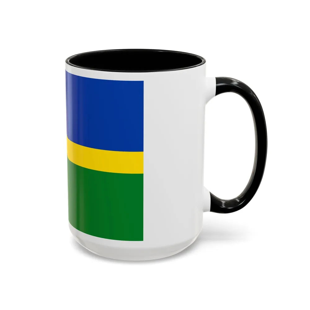 Flag of Flevoland Netherlands - Accent Coffee Mug-Go Mug Yourself