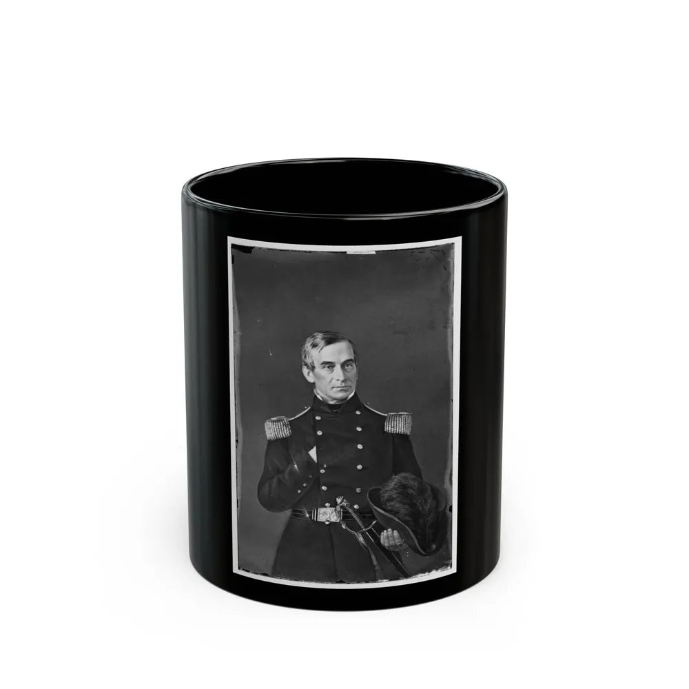 Portrait Of Maj. Robert Anderson (Brig. Gen. From May 15, 1861), Officer Of The Federal Army (U.S. Civil War) Black Coffee Mug-11oz-Go Mug Yourself