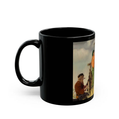 Drying Nets, Mont Saint Pierre - Black Coffee Mug-Go Mug Yourself