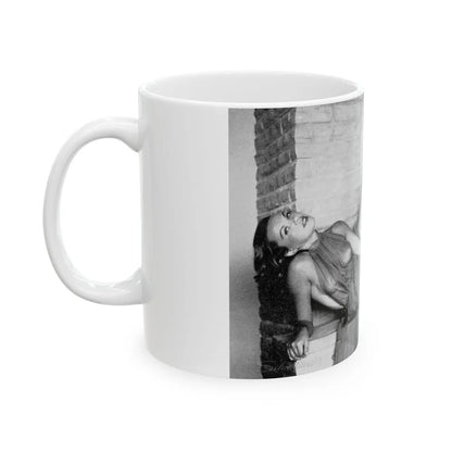 Dawn Richard #18 - See through top (Vintage Female Icon) White Coffee Mug-Go Mug Yourself