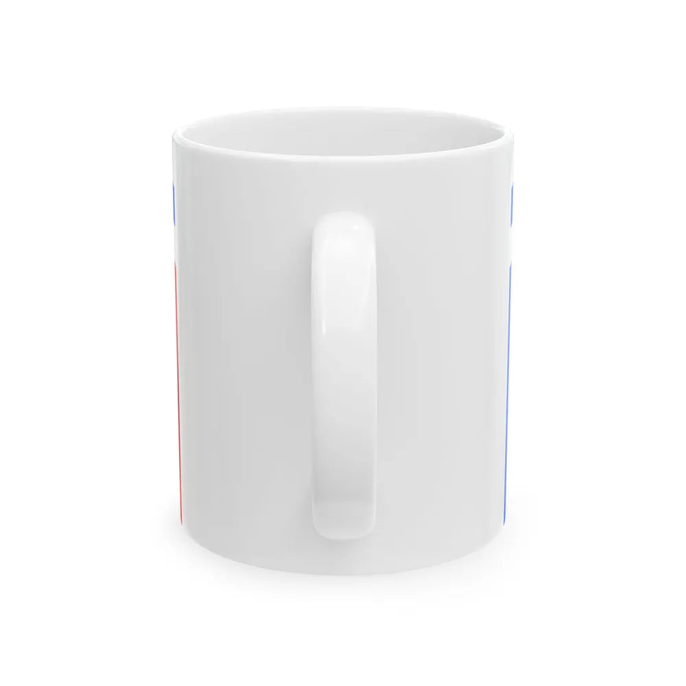 Flag of Hauts de Seine France 2 - White Coffee Mug-Go Mug Yourself