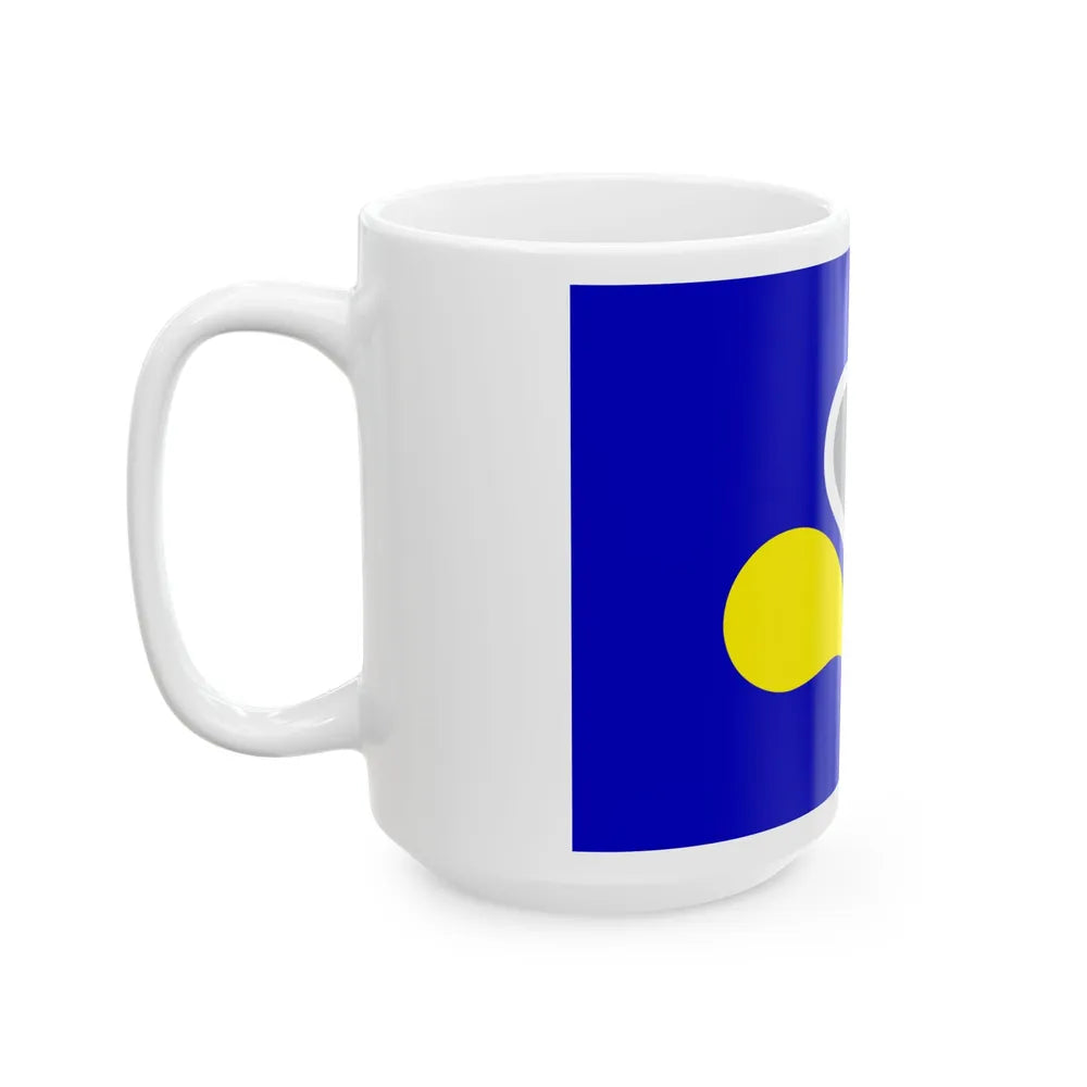 Flag of the Brussels Capital Region 2 Belgium - White Coffee Mug-Go Mug Yourself