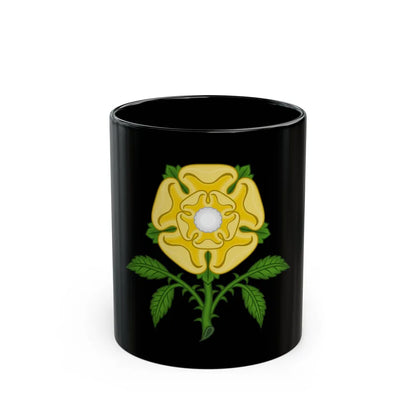 Golden Rose Badge - Black Coffee Mug-11oz-Go Mug Yourself