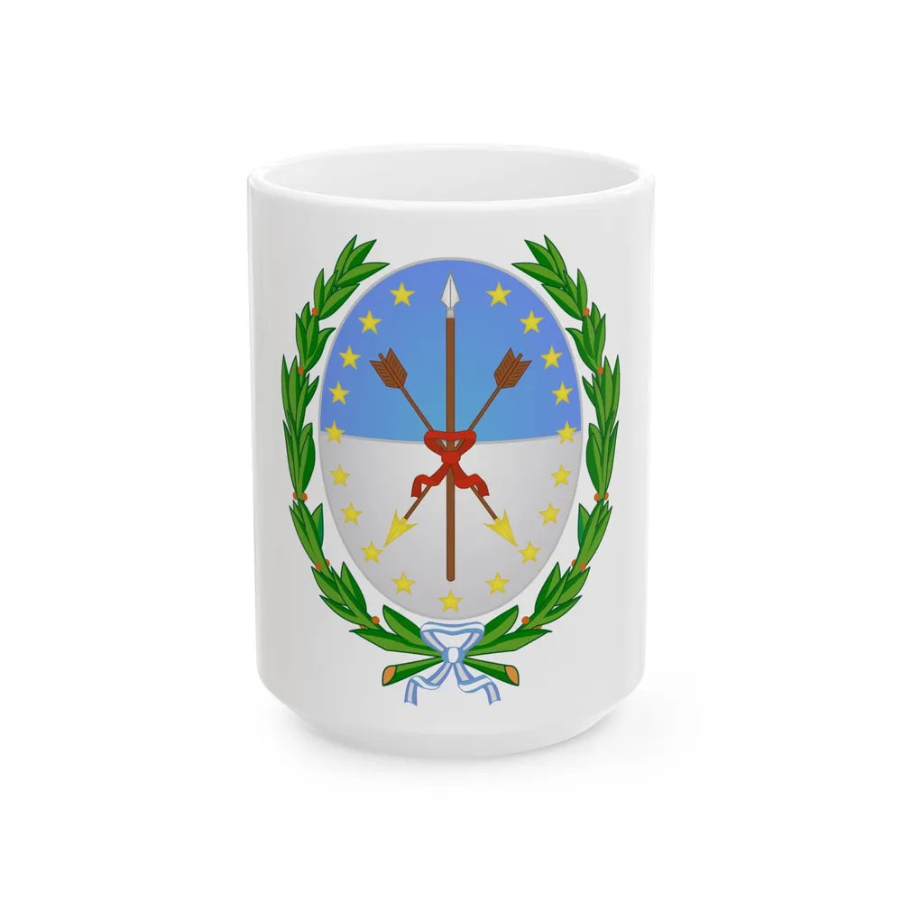 Coat of Arms Santa Fe Argentina - White Coffee Mug-15oz-Go Mug Yourself