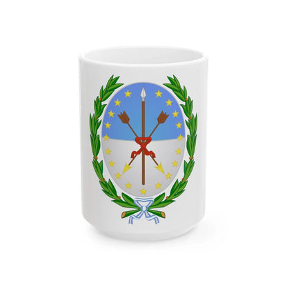 Coat of Arms Santa Fe Argentina - White Coffee Mug-15oz-Go Mug Yourself