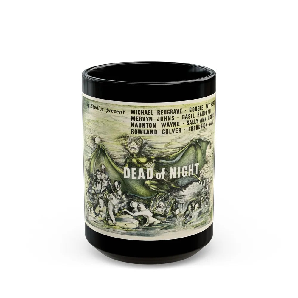 DEAD OF NIGHT (2) 1945 Movie Poster - Black Coffee Mug-15oz-Go Mug Yourself