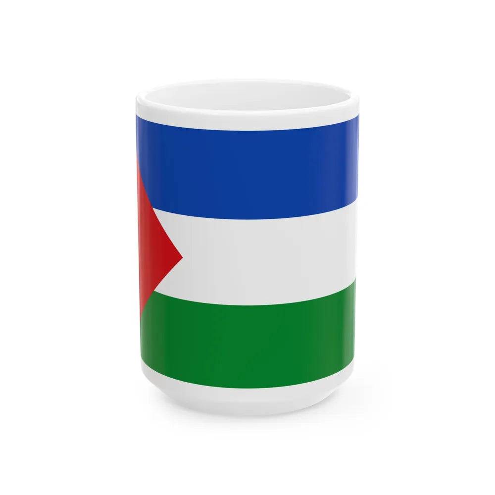 Flag of Guanacaste Province Costa Rica - White Coffee Mug-15oz-Go Mug Yourself