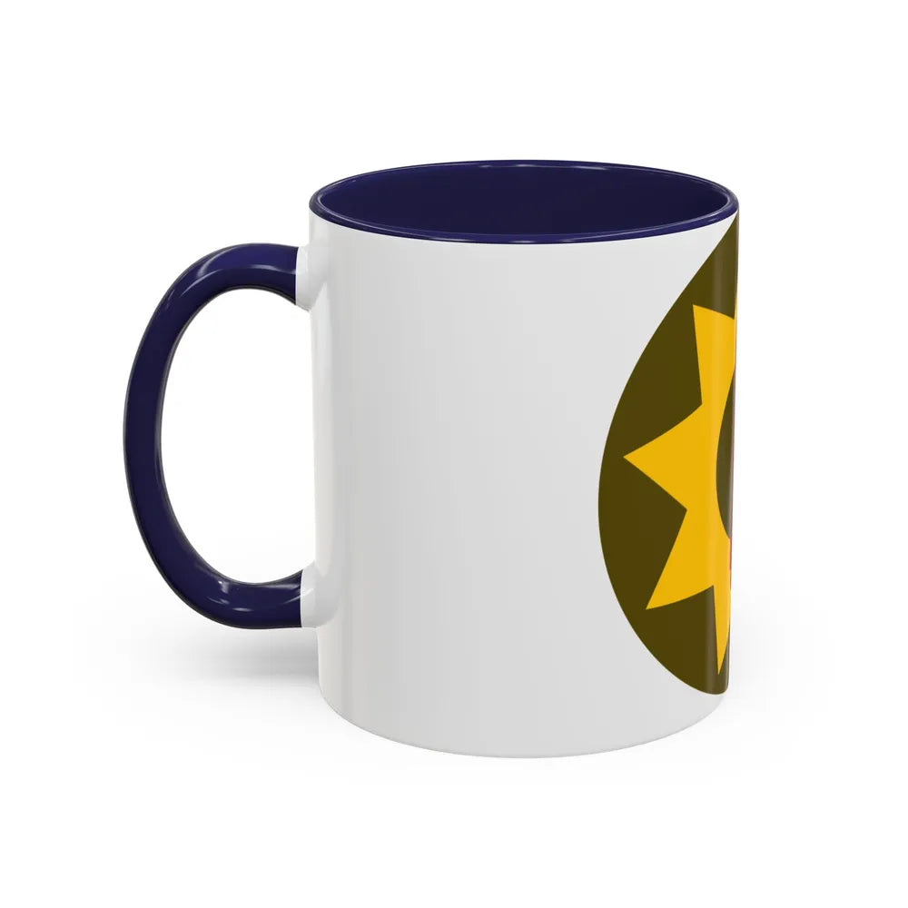 Pacific Coastal Frontier (U.S. Army) Accent Coffee Mug-Go Mug Yourself