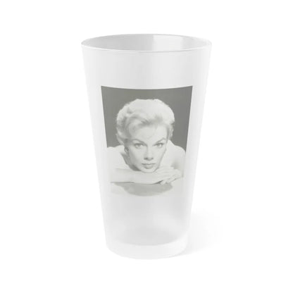 Leslie Parrish #222 (Vintage Female Icon) Frosted Pint 16oz-16oz-Frosted-Go Mug Yourself