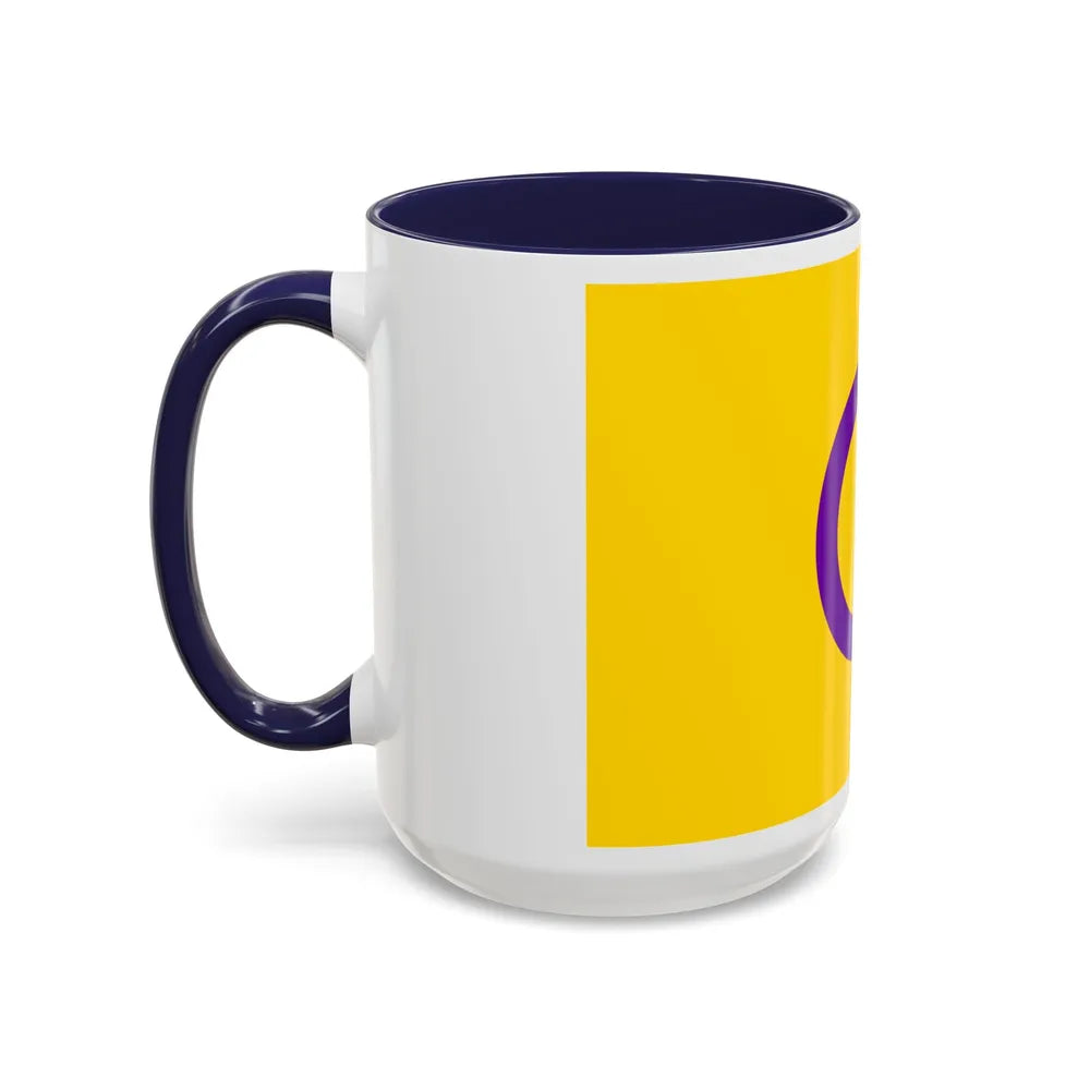 Intersex Pride Flag - Accent Coffee Mug-Go Mug Yourself