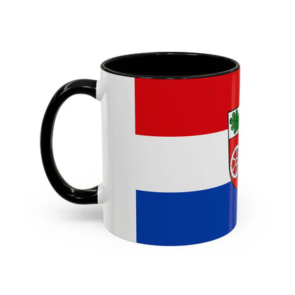 Flag of Aschaffenburg Germany - Accent Coffee Mug-Go Mug Yourself