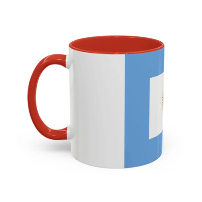 Naval Jack of Argentina - Accent Coffee Mug-Go Mug Yourself