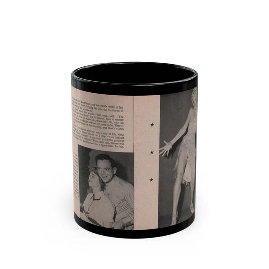 Sheree North #154 - Pages 14 & 15 from 66 PHOTOGRAPHS OF Sheree NORTH U.K. Pocket Mag. (Vintage Female Icon) Black Coffee Mug-11oz-Go Mug Yourself