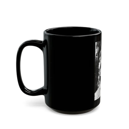 Gila Golan #138 (Vintage Female Icon) Black Coffee Mug-Go Mug Yourself